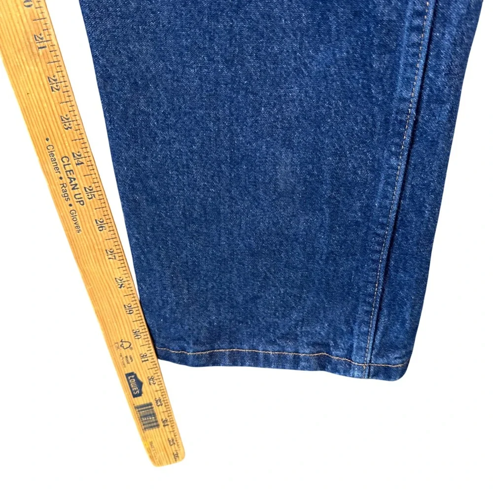 Wrangler 47MWZ Dark Wash Denim Jeans Mens 42x31 Classic Workwear‎ Fit